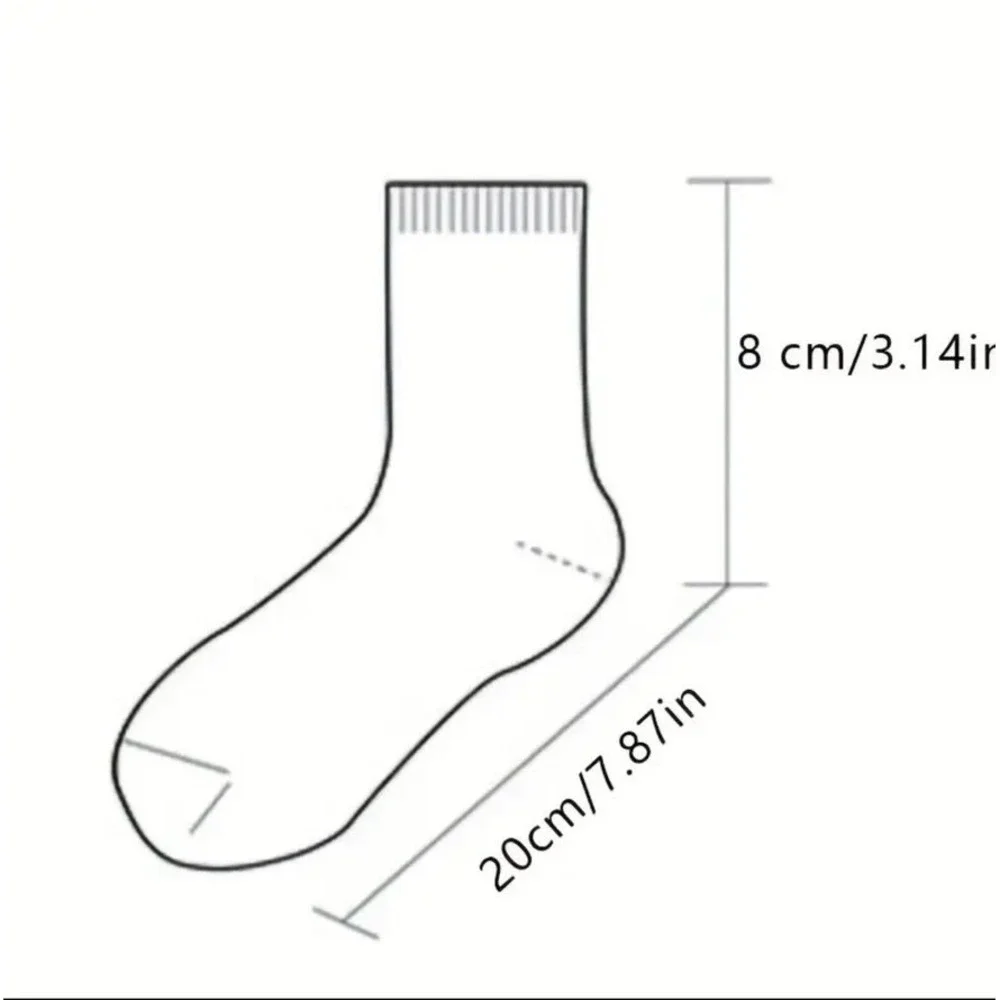 Calcetines‎ Gruesos Cálidos De Mezcla De Lana Pastel Para Mujer Grande Paquete 5